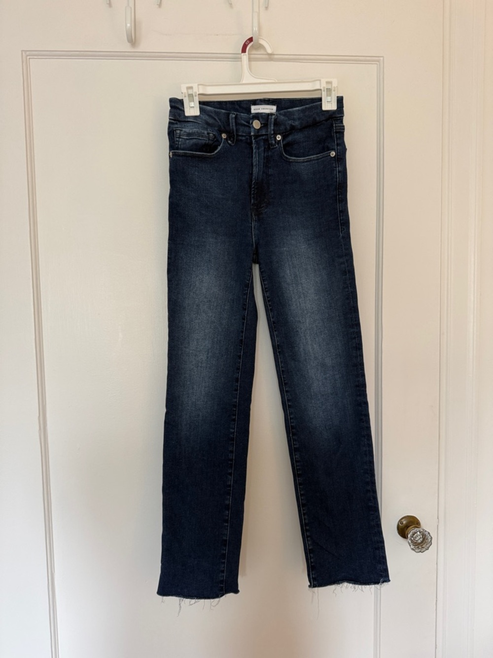 Dark Wash Women's Straight Jeans - Unbranded